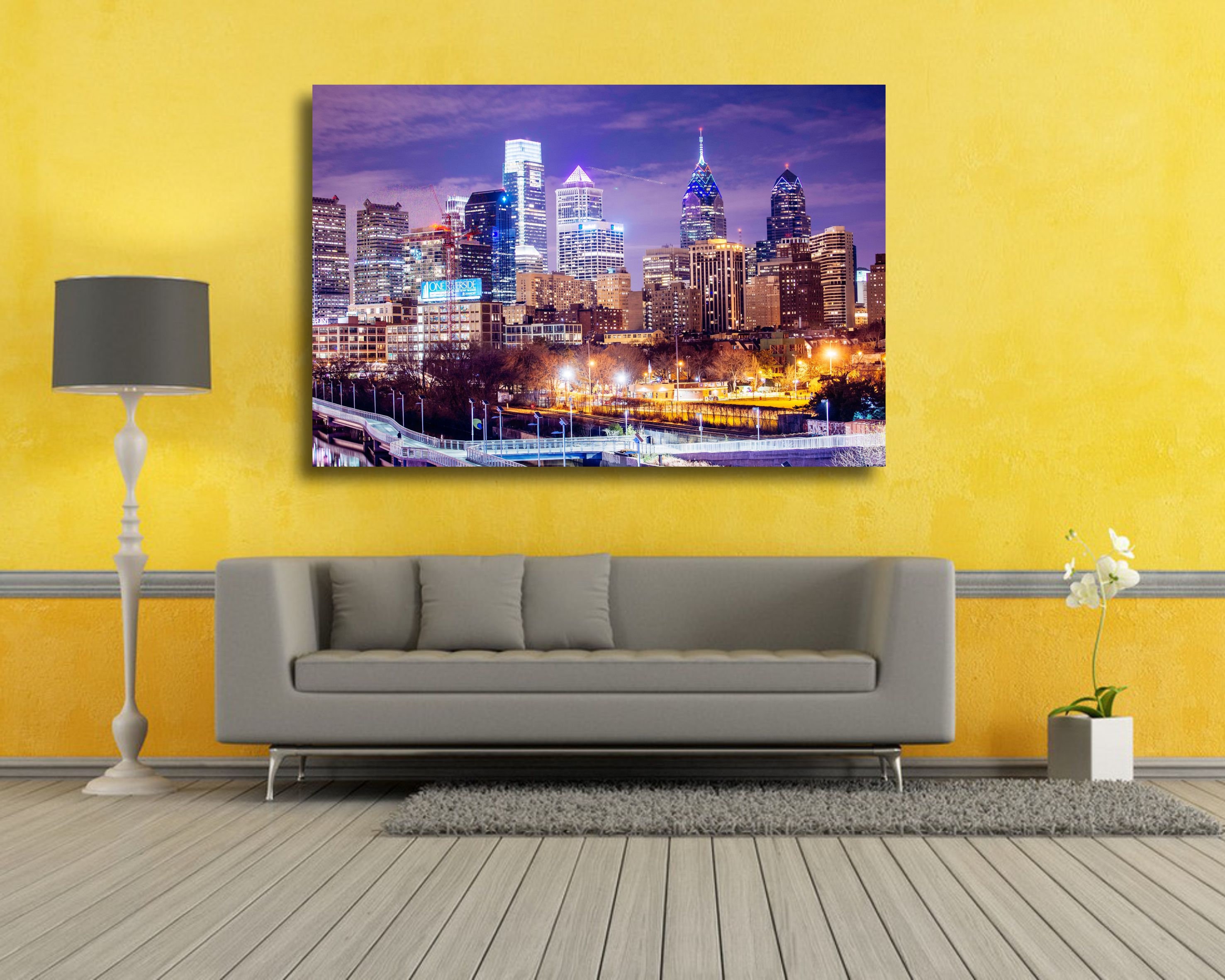 Philadelphia Canvas Art Philadelphia Wall Art Philadelphia Etsy