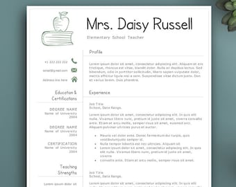 Professional Teacher Resume Template for Pages & MS Word. Complete 1,2,3 Pages Resume Template | Teacher Resume Template. Creative Resume.