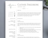 Nurse Resume Template for Pages & MS Word. Complete 1,2,3 Pages Resume Template | Professional Resume Template. Medical Resume.