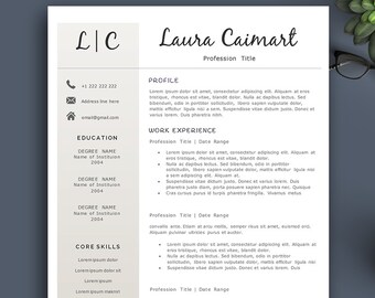 Creative Resume Template for Pages & MS Word. Complete 1,2,3 Pages Resume Template | Editable CV template. Professional Resume. Elegant CV.