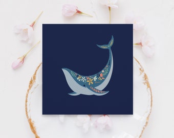 Whale Greetings Card