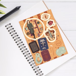 H Witch Sticker Feuille
