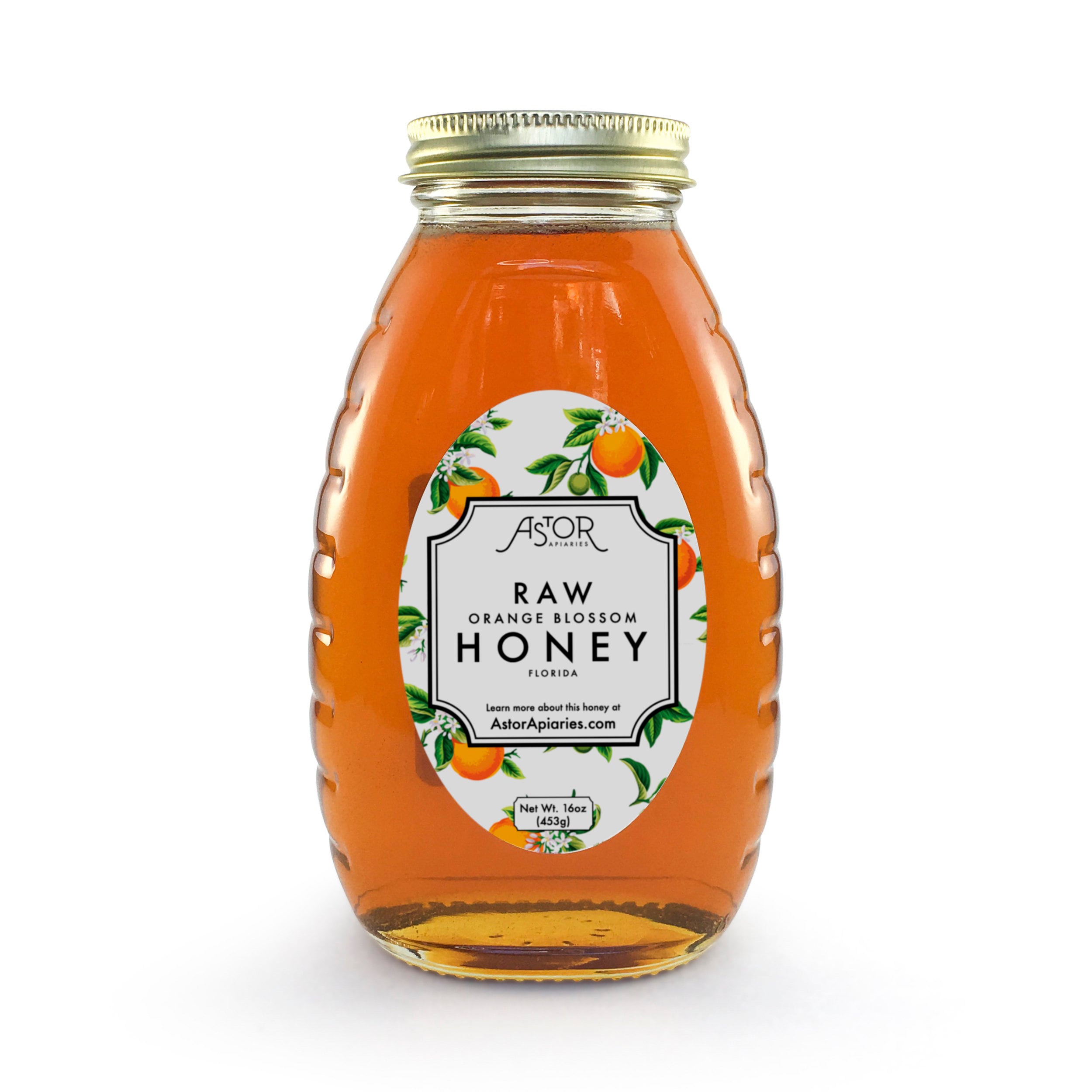 Orange Blossom Raw Honey Etsy