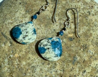 K2 Jasper Teardrop Dangle Earrings
