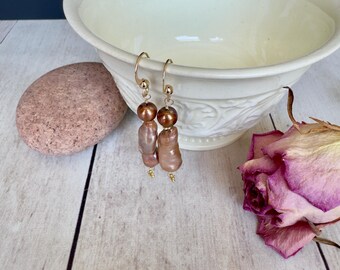 Baroque Freshwater Pearl Earrings