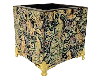 Pencil Holder William Morris office decor for women desk aesthetic, bonus mom gift.