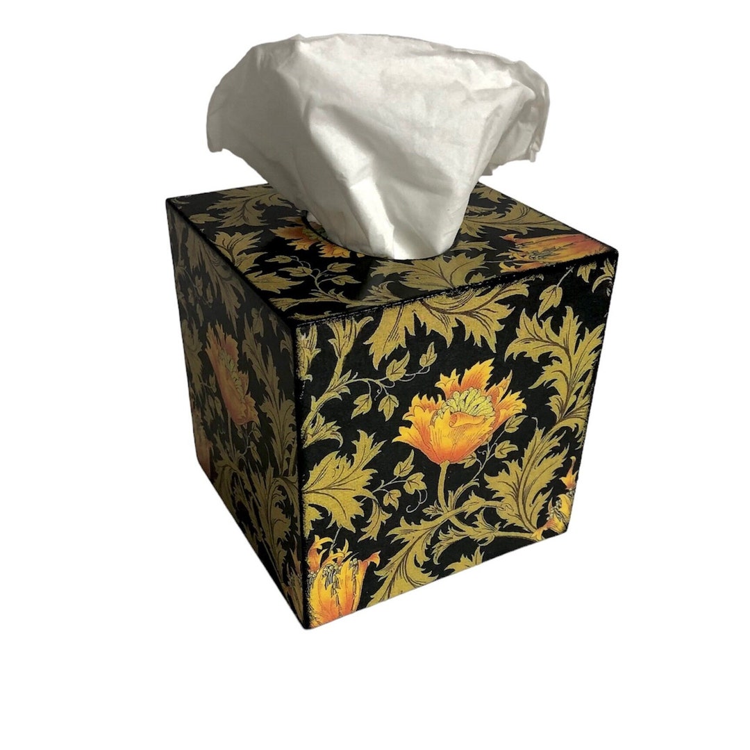 Handcrafted William Morris Tissue Box Cover - Arts and Crafts Home ...