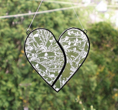 Heart - Lace Stained Glass