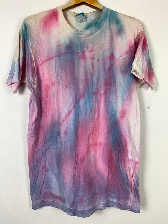 Vintage 90's tye dye t shirt colourfull