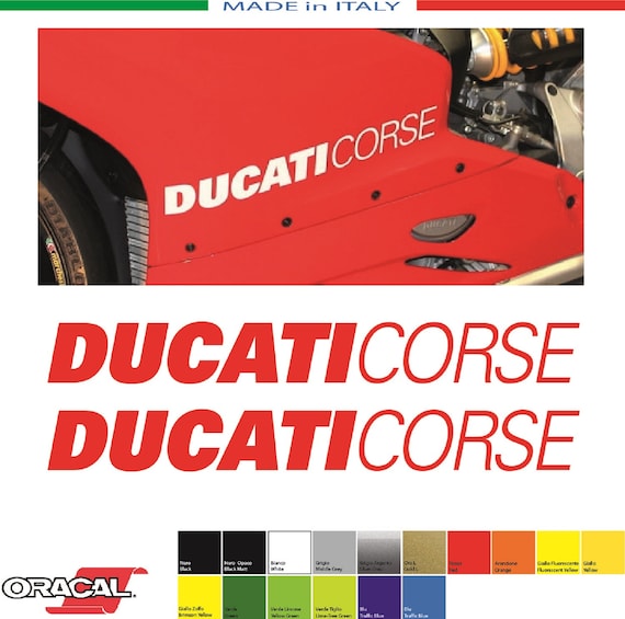 2 adesivi Ducati