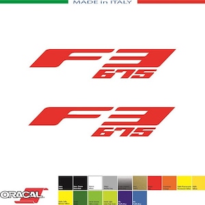 Kit 2 Adesivi MV Agusta F3 675 NEW mm. 130x26 - Italia - Decals Stickers Aufkleber Pegatinas