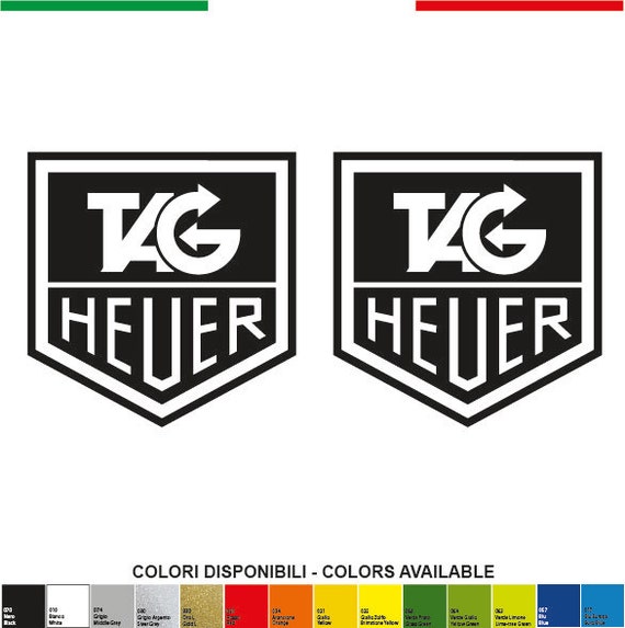 Kit 2 TAG HEUER Stickers Mm. 50xmm. 51italydecals Stickers Etsy