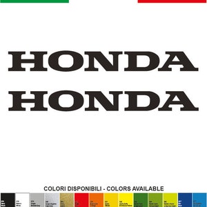 Kit 2 HONDA-stickers geschreven mm.100xmm.12 - stickers Stickers Aufkleber Pegatinas MotoGP SBK Valentino Rossi 46 Ferrari Red Bull