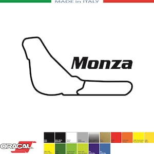 1 Adesivo Circuito MONZA mm.100xmm.54 - Decals Stickers Aufkleber Pegatinas Ferrari Mercedes F1 McLaren RedBull Renault