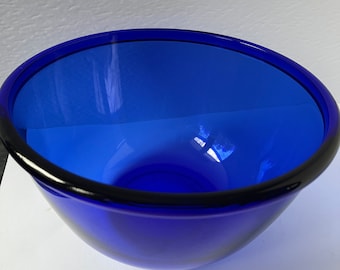 Arcoroc France Cobalt Mixing Bowl Large Deep