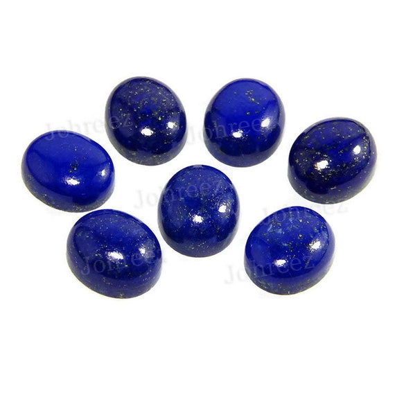 1 Piece Genuine Lapis Lazuli Cabochon 36x43mm Oval Shape Natural Lapis