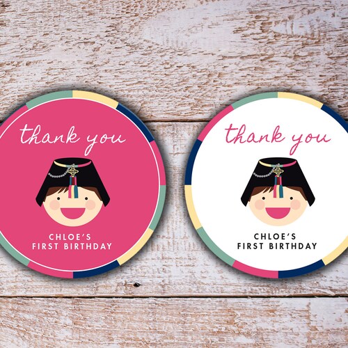 Doljabi Set Printable Korean First Birthday Korean Girl | Etsy