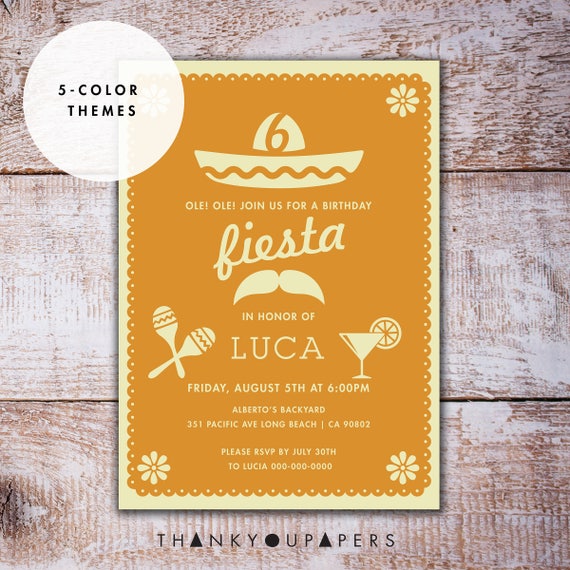 fiesta birthday invitation cinco de mayo party invitation etsy cinco de mayo party invite