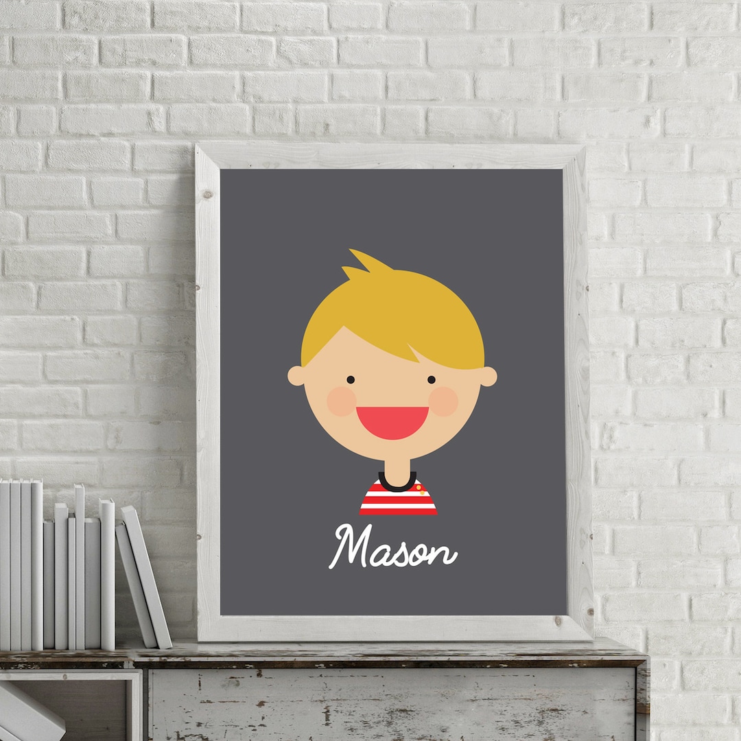 Printable Name Art For Boys