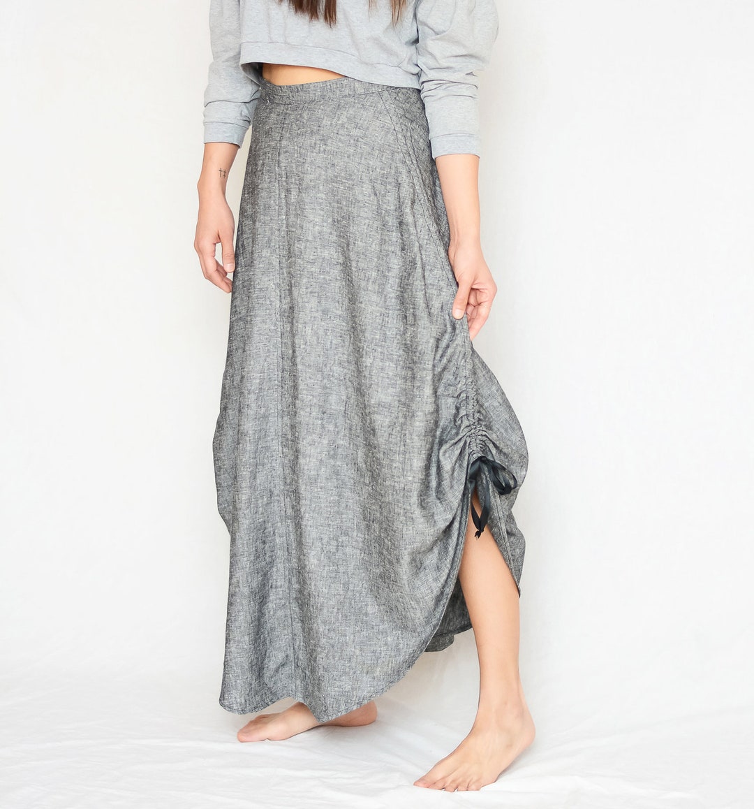 Mulligan Long Modern Skirt Pattern for Fall or Summer DIY Fashion PDF