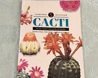 Gardening gift/1990’s vintage plant book/Cacti/Nature lover gift/cactus identification, propagation & cultivation/illustrated reference/dry