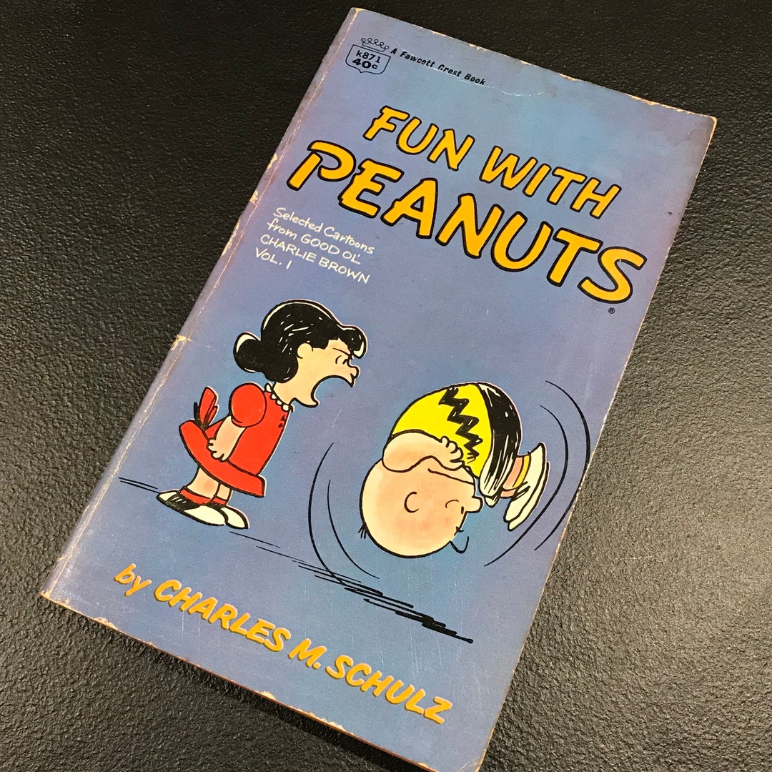 Peanuts/snoopy/1960s Vintage Books/fun With Peanuts/peanuts Etsy