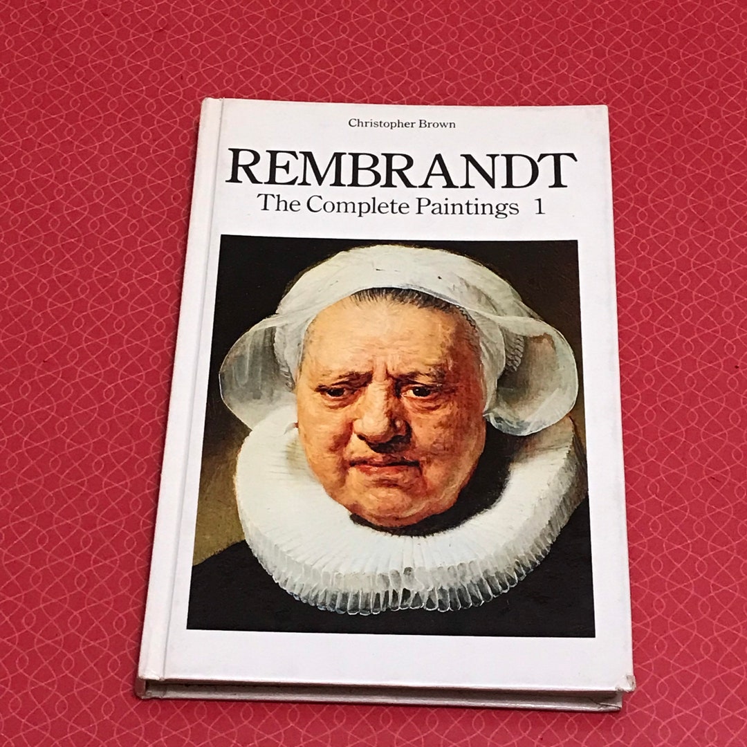 Rembrandt/vintage Art Book/1980 Hardback Book/17th Century Etsy