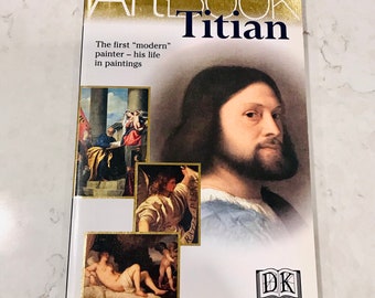 Titian/1990’s Art book/Renaissance Art/Italian art book/Dorling Kindersley/famous art book/art lover’s gift/16th century/Venetian masters/