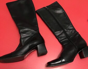 bally knee high boots