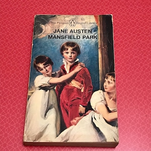 Jane Austen/Mansfield Park/1960’s vintage Penguin books/famous authors/famous women/Penguin English Library/classic literature/must read