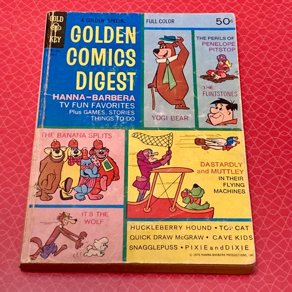 1970s Vintage Comic/golden Comics Digest/hanna-barbera/fun - Etsy 1970s Vintage Comic/golden Comics Digest/hanna-barbera/fun - Etsy