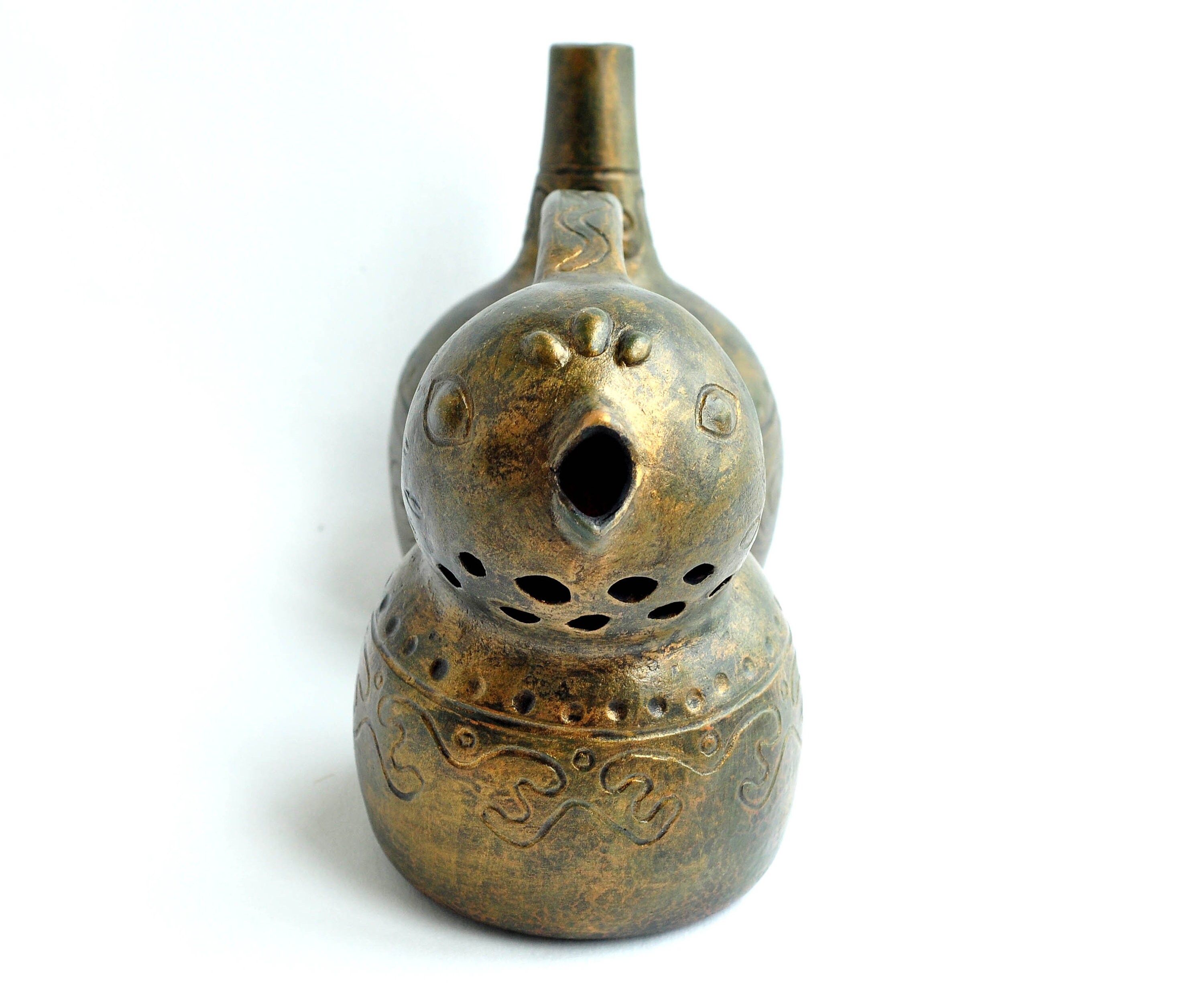 Water flute Bird / selfsounding flute / water Etsy