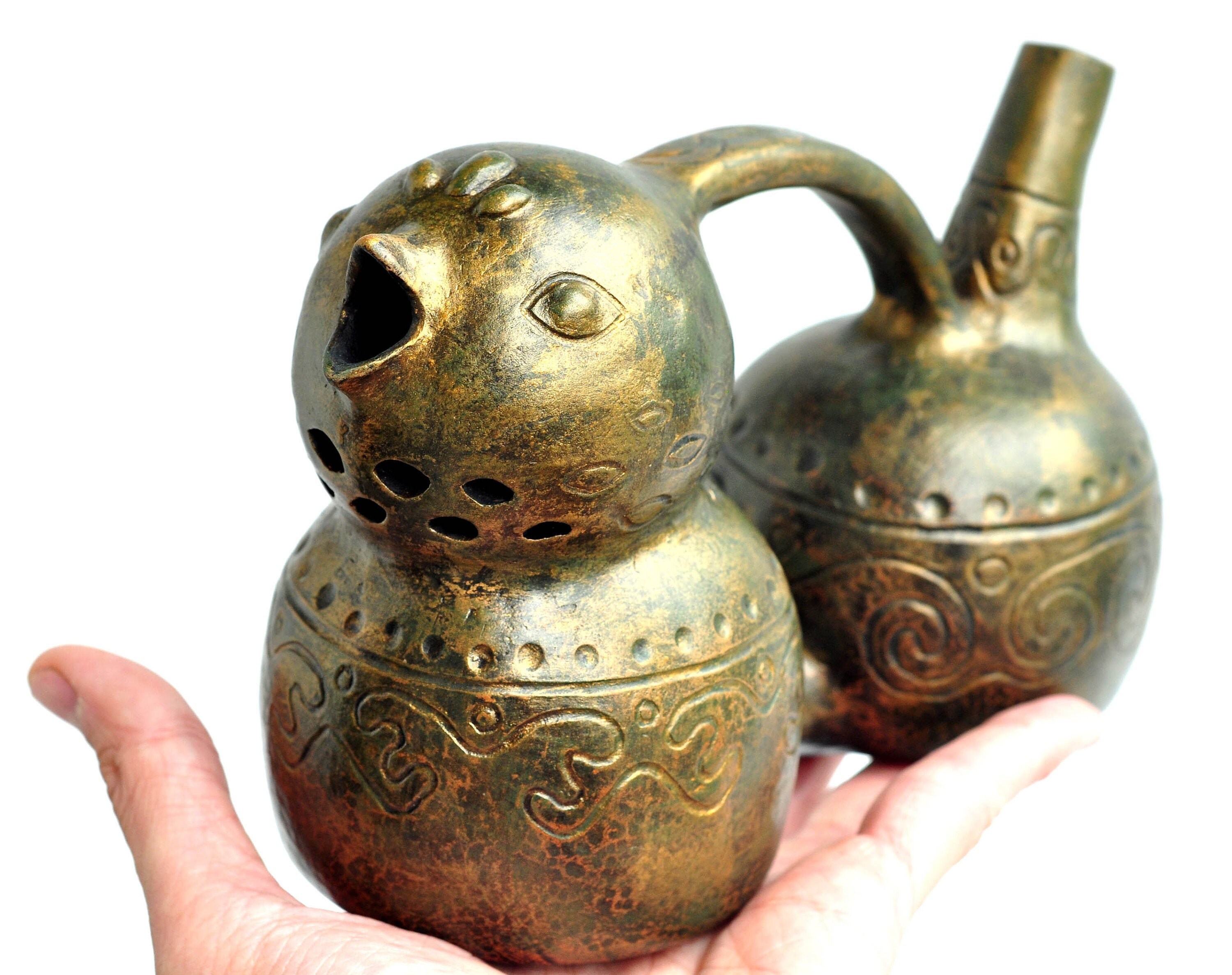 Water flute Bird / selfsounding flute / water Etsy