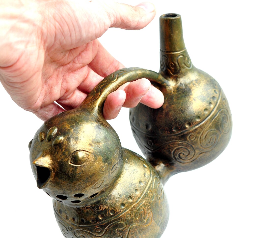 Water flute Bird / selfsounding flute / water Etsy