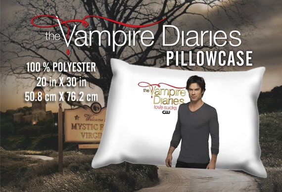 The Vampire Diaries Damon Salvatore Ian Vampire Diaries Pillow Case