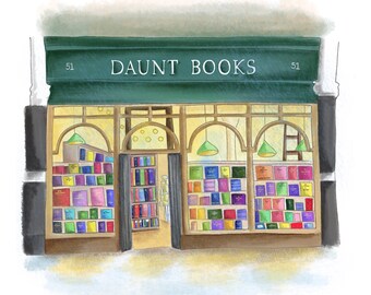 Daunt Books A4 Print