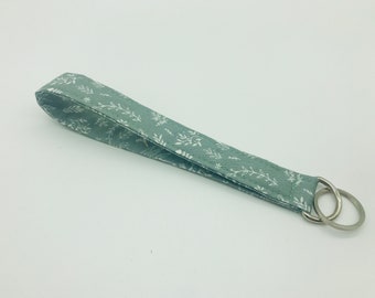 Find-mich-schneller Schlüsselband Blumen kurz ,Schlüsselanhänger mint ,Lanyard