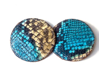 Medium and Large Disc Earrings