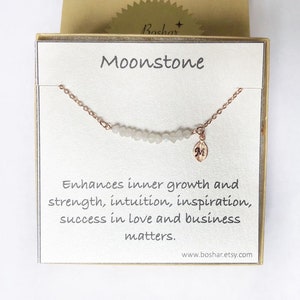Personalized Moonstone Necklace, Raw Moonstone Bar Bracelet, Moonstone anklet, Layering Moonstone Choker, Name Necklace, Healing necklace