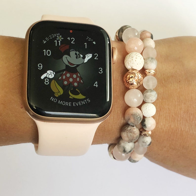 Anxiety Relief Gemstone Bracelet Lava Stone Essential Oil Etsy