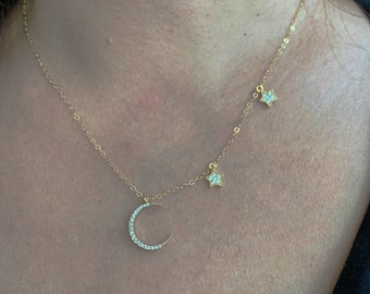 Mommy Moon Necklace | Etsy Mommy Moon Necklace | Etsy