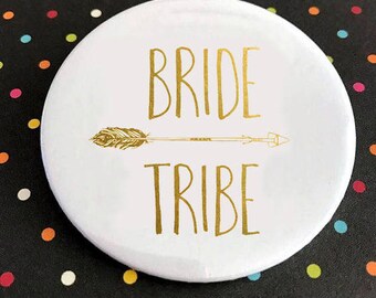 Bride badge / Bride button / Pinback button / Pin buttons