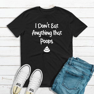 Vegan Shirt Friends Not Food Shirt Vegetarian Tee Mens Women Vegan Shirt Friends Not Food Shirt Vegetarian Tee Mens Women