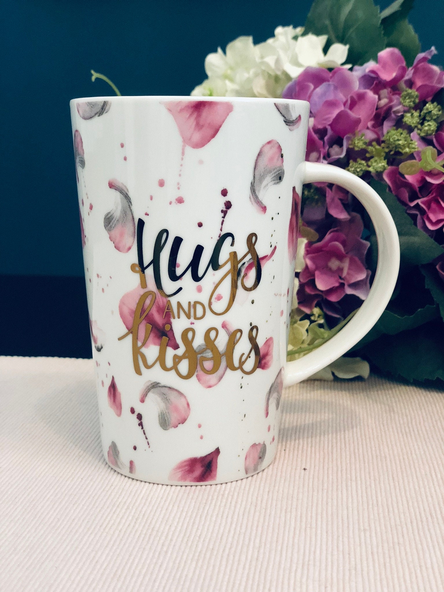 Hugs and Kisses Mug / Coffee Mug / Tea Mug / Cute Coffee Mugs Etsy