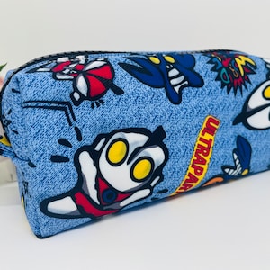 Cute Japanese kawaii superhero pencil case (small)