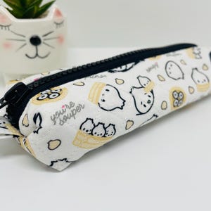 Cute dim sum bao dumpling pencil case - quilted