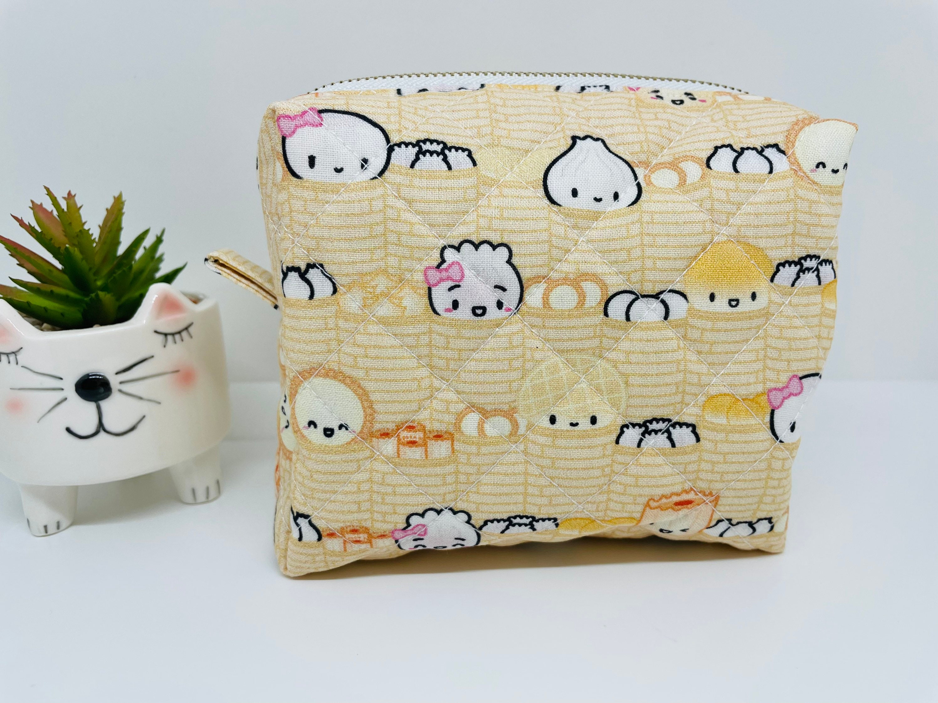 Cute large Dim Sum boxed pouch