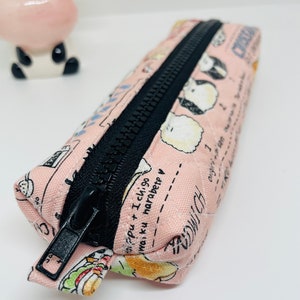 Cute Japanese kawaii sushi pencil case - quilted