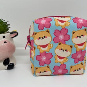 Cute Japanese Shiba boxed pouch