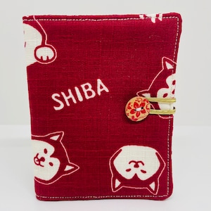 Cute red Shiba tea wallet